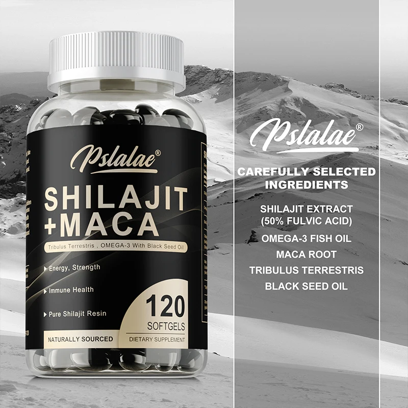 Shilajit + Maca - Boosts Energ - đánh giá và giá Herbal Supplement