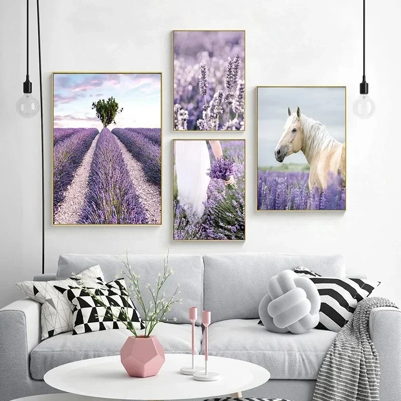 Purple Lavender Flower Scenery - đánh giá và giá Lavender Oil